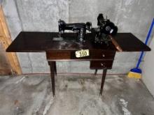 LOT: 2-SEWING MACHINES, ZIG-ZAG, SINGER