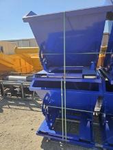 Lot of 2 NEW Dumpster Hoppers (Blue)