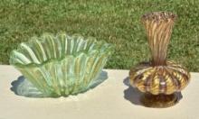 Two Art Glass Items