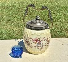 Antique English Biscuit Jar