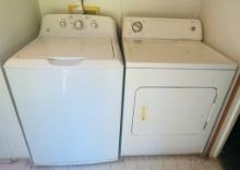 GE Washing Machine and Whirlpool Dryer