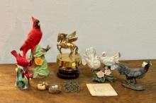 Lot of Birds and Pegasus Music Box