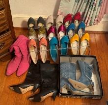 Lot of Colorful Ladies Shoes (mostly 5.5 to 7)