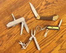 Lot Of 4 Knives/Utility Tools