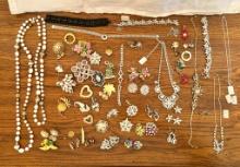 Tray Lot Costume Jewelry