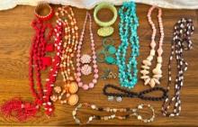 1950's-1960's Plastic Costume Jewelry Lot