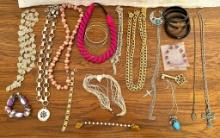 Tray Lot Costume Jewelry