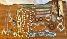 Tray Lot Costume Jewelry