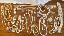 White Beaded Costume Lot