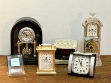 Lot of Six Clocks