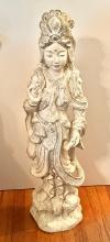 Plaster Oriental Goddess Statue