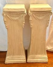 Pair of Plaster Columns