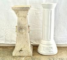 Plaster Column and a Resin Column