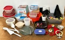 Nostalgia Mini Egg Cooker, Pencils and Pens, Napkins and Napkin Rings and Storage Containers