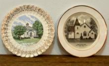 Two Alexander County Church Plates