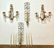 MCM Decorative Metal Wall Sconces