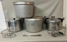 Presto Special Canner & 3  Cook Pots