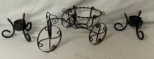 Vintage Metal Tricycle Shape Plant Holder and More