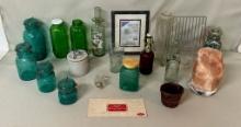 Box Lot of Collectible Jars and Bottles