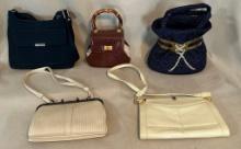 Lot Of 5 Vintage Purses