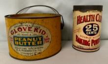 Two Antique Country Store Containers