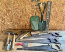 Box Lot of Hand Tools