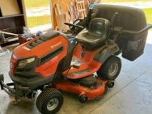 Husqvarna YTH 24V48 Riding Lawn Mower with Bagger