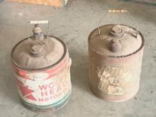 Pair Of Vintage Gas Cans