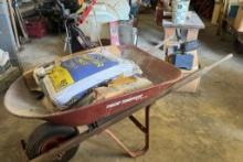 Vintage Wheelbarrow & Morter Mix Lot