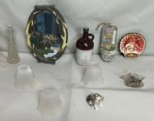 Mirror & lamp Shades Lot