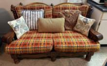 Heavy Pine Settee