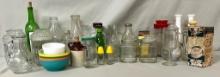 Box Lot Of Crystal Jars & Bottles