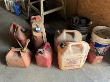 Hardshell Plastic gas Can Lot