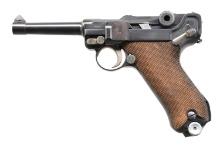 PRE-WAR MAUSER "S/42" CODE "G" DATE P.08 LUGER