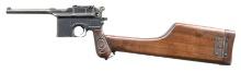 HIGHLY DESIRABLE, ALL MATCHING, MAUSER C96 "RED 9"