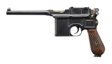 MAUSER C96 BROOMHANDLE SEMI-AUTOMATIC PISTOL.