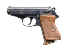 WALTHER PPK SEMI-AUTOMATIC PISTOL WITH SPURIOUSLY