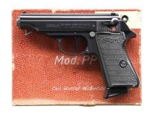 VERY NICE POST-WAR WALTHER MODEL PP SEMI-AUTOMATIC