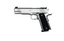 KIMBER RIMFIRE TARGET SILVER SEMI AUTO PISTOL.