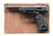 POST-WAR WALTHER P38 .30 LUGER SEMI-AUTOMATIC