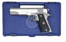 COLT DELTA GOLD CUP STAINLESS SEMI AUTO PISTOL.