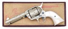 COLT CUSTOM ENGRAVED 1ST GEN SAA REVOLVER.