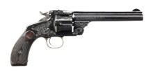 SMITH & WESSON ENGRAVED NEW MODEL NO. 3 SA