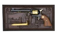 COLT GOLDEN SPIKE FRONTIER SCOUT REVOLVER.