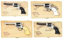 COLT KANSAS FORTS FRONTIER SCOUT REVOLVER SET.