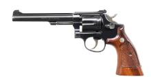 SMITH & WESSON POSTWAR K22 DA REVOLVER.