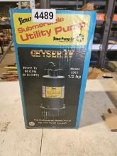 Simer Submersible Utility Pump 1/2 Hr