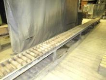 50' of Roller Rack on C-Channel Legs