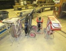 (4) Steel Banding Carts