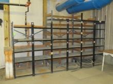 (3) 5 & 6-Tier Steel Shelves